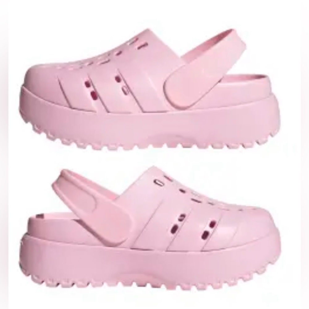 ADIDAS Adilette Platform Clogs - Picture 3 of 16